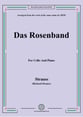 Das Rosenband,for Cello and Piano P.O.D cover